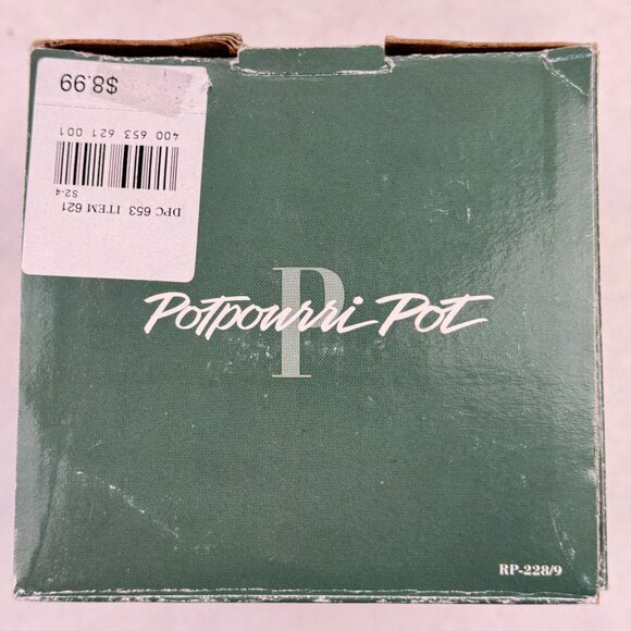 Vintage Dayton Hudson Christmas Tree Potpourri Pot Ladder Climbers Ceramic 5" - Picture 16 of 16